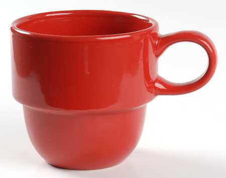 Stack It Red Mug