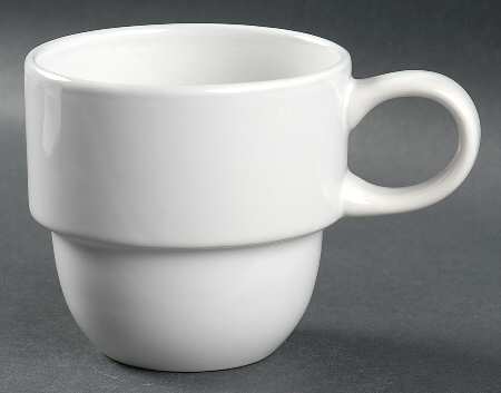 Stack It White Mug