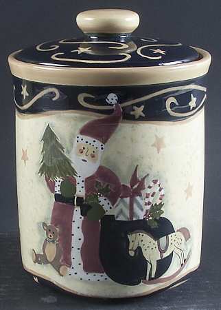 The Night Before Christmas 6" Storage Jar & Lid