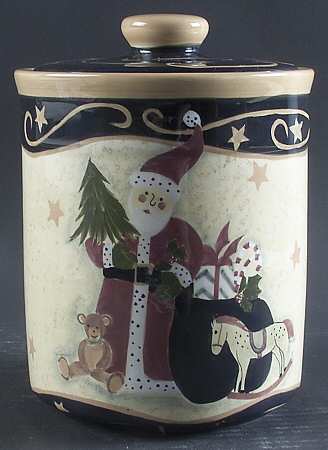 The Night Before Christmas 7" Storage Jar & Lid