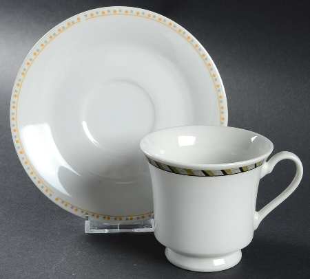 Bilboa Footed Cup & Saucer Set