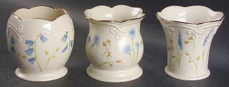 Floral Votive Candleholder - Set of 3 Motifs