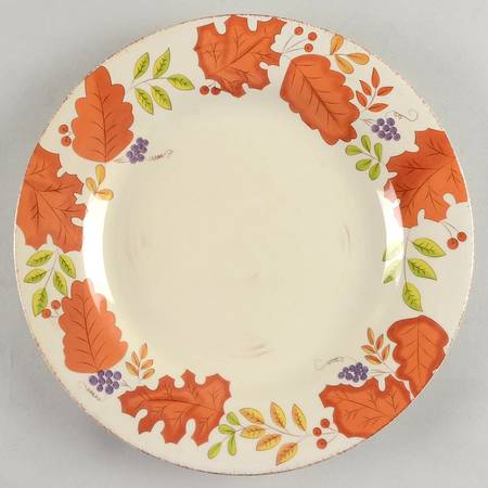 Fall Leaves Dinner Plate