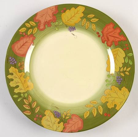 Fall Leaves Dinner Plate