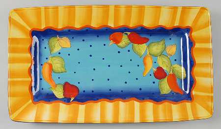 Baja Sizzle 18" Rectangular Serving Platter