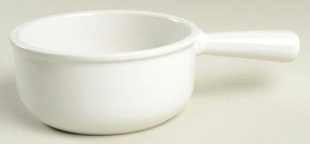 White Open Onion Soup