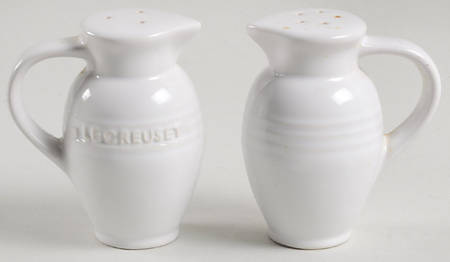 White Salt & Pepper Set