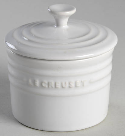 White Small Spice Jar & Lid