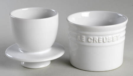 White Butter Crock & Lid