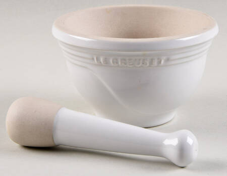 White Pestle and Mortar