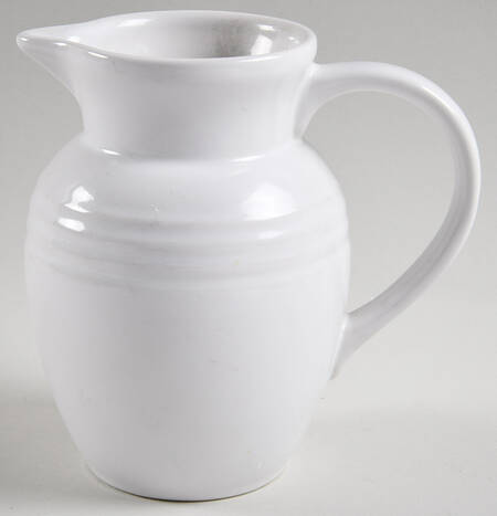 White Small Pitcher by Le Creuset