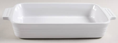 White 12" Rectangular Baker by Le Creuset