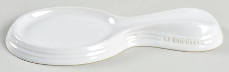 White Spoon Rest/Holder (Holds 1 Spoon)