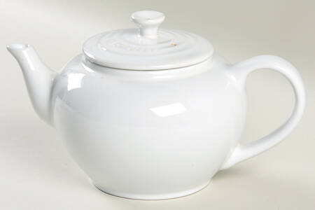 White Small Teapot & Lid