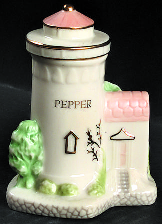 Seaside Lighthouse Spice Jar Set Individual Jar & Lid