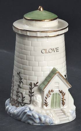Seaside Lighthouse Spice Jar Set Individual Jar & Lid