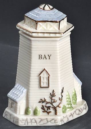 Seaside Lighthouse Spice Jar Set Individual Jar & Lid