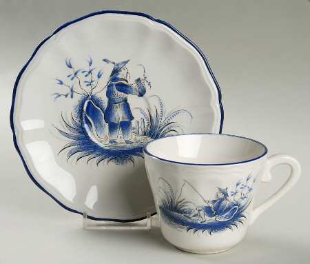 LUN32 Flat Cup & Saucer Set