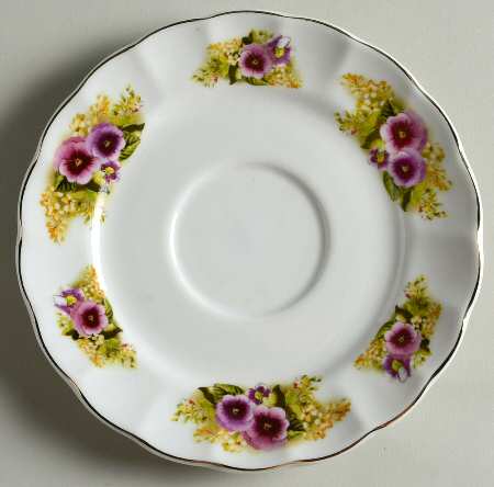 Spring Pansies Saucer