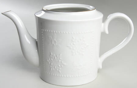 Crystal Snowflake Teapot No Lid