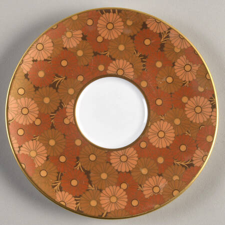Gilded Tapestry Saucer for Espresso Cup