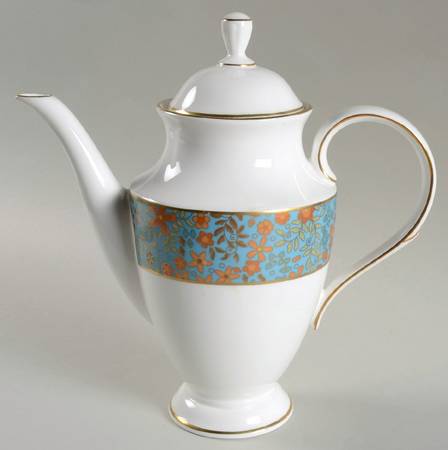 Gilded Tapestry Coffee Pot & Lid