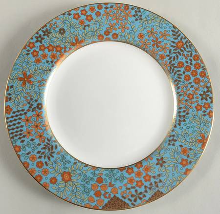 Gilded Tapestry Dinner Plate