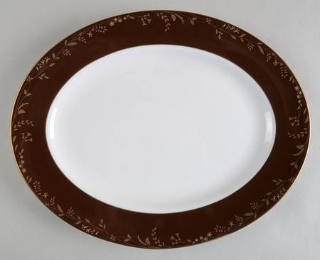 Golden Bough 13" Oval Serving Platter