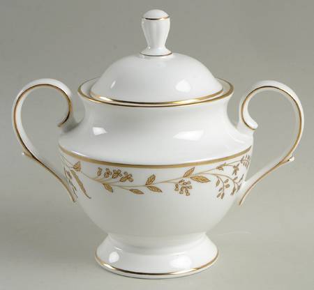 Golden Bough Sugar Bowl & Lid