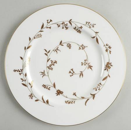 Golden Bough Accent Luncheon Plate