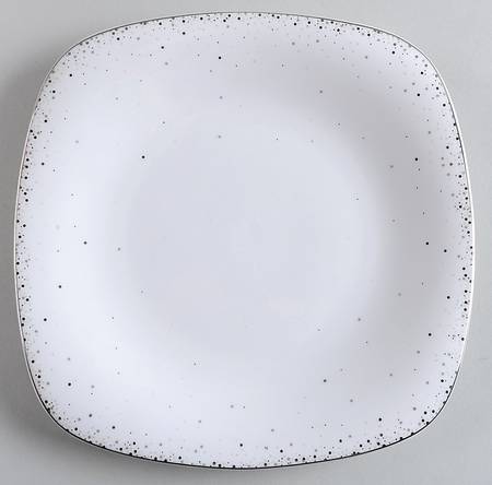 Silver Mist Accent Luncheon Plate