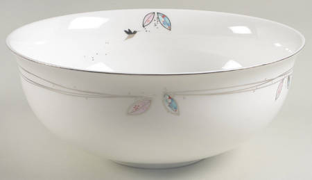 Silver Song 9" Round Serving Bowl