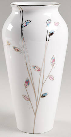 Silver Song 10" Vase