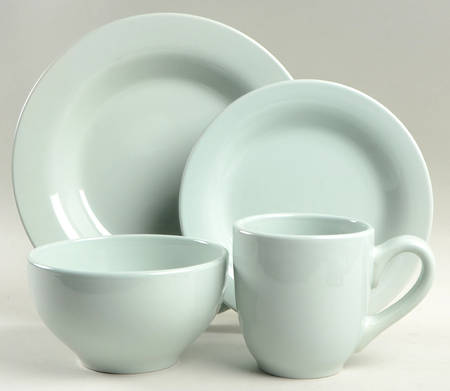 Diner Sea (Blue) 4 Piece Place Setting