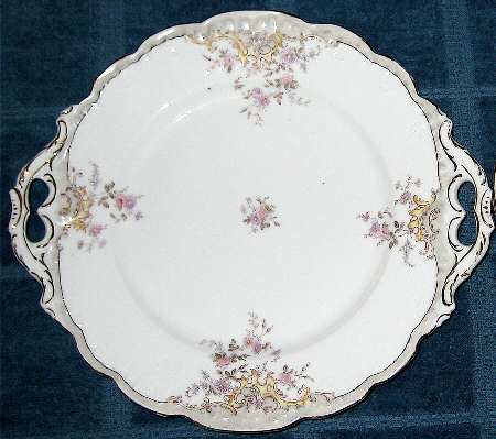 5287 Handled Cake Plate