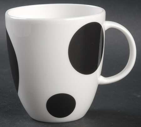 Circ Black Mug by Lenox