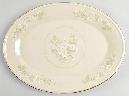L162 14" Oval Serving Platter by Lenox