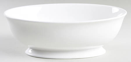 Classic White 9" Oval Vegetable Bowl