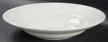 Classic White Large Rim Soup Bowl