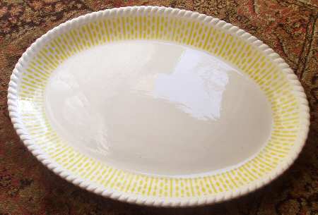 LUN34 11" Oval Serving Platter