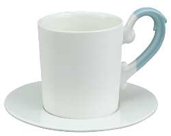 Miix Blue Espresso Cup and Saucer Set