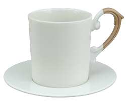 Miix Brown Espresso Cup and Saucer Set