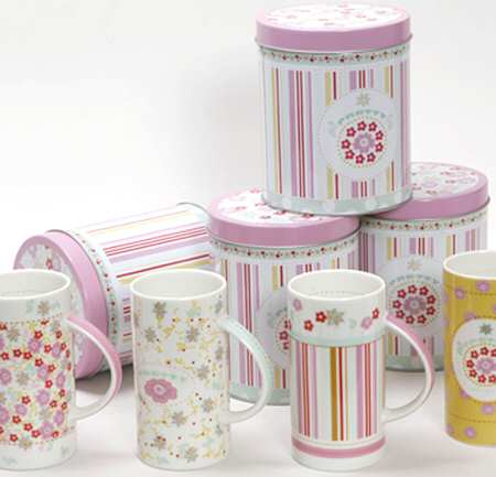 Bibione Mug in a Tin Gift Box