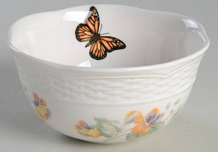 Butterfly Meadow Basket Dessert Bowl