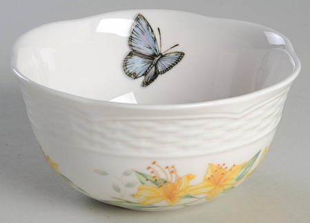 Butterfly Meadow Basket Dessert Bowl