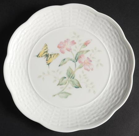 Butterfly Meadow Basket Dessert/Pie Plate