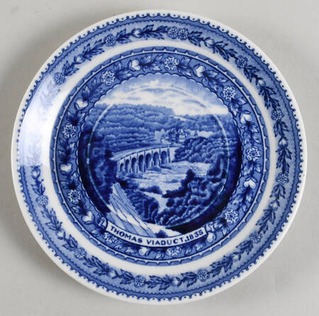 Baltimore & Ohio Railroad Saucer for Flat Cup