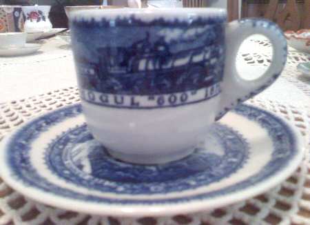 Baltimore & Ohio Railroad Footed Cup & Saucer Set