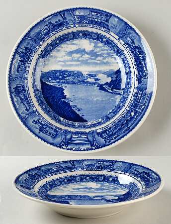 Baltimore & Ohio Railroad Rim Soup Bowl