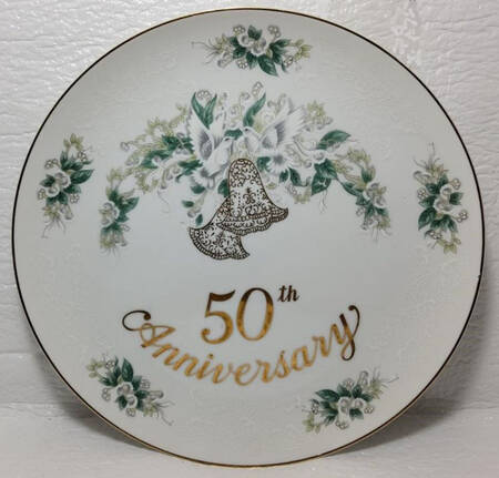 Anniversary Dinner Plate